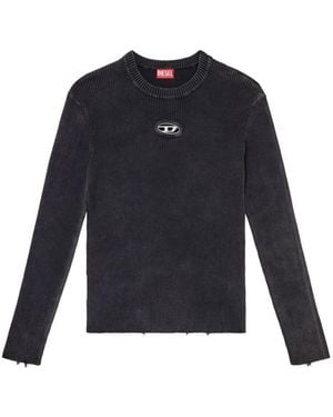 DIESEL Round-Neck Knitwear - Blu