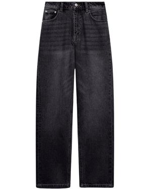 Gcds Denim Straight Broeken - Blauw