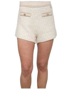 Blugirl Blumarine Short Shorts - Blanc