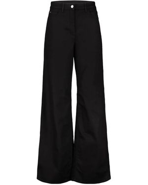 Courreges Jeans ,Zwart ,Denim Baggy Pants Hammer Denim