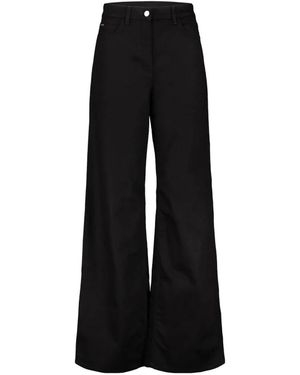 Courreges Baggy Pants Hammer Denim - Zwart