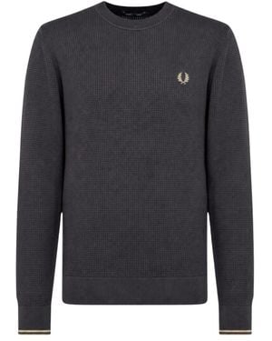 Fred Perry Round-Neck Knitwear - Gris