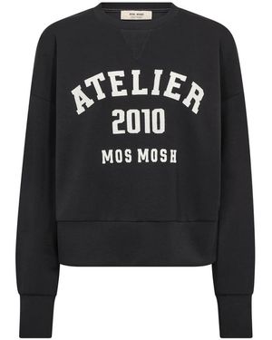 Mos Mosh Sweatshirts & Hoodies - Zwart