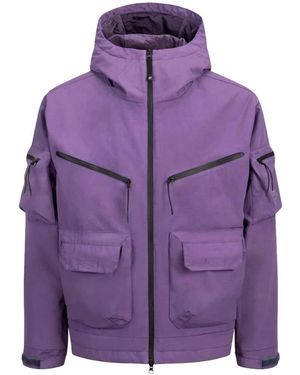 Murphy & Nye Jassen ,Paars ,Nylon Nylon Jacket