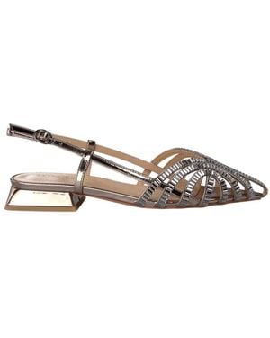Alma En Pena. Flat Sandals - Brown