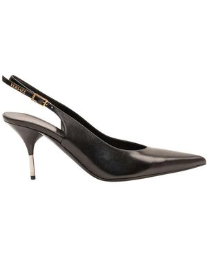 Versace Slingback Pumps - Schwarz