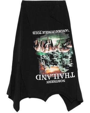 Vetements Thailand Tourist Upside-Down T-Rock - Schwarz