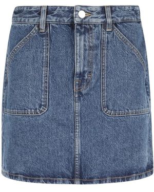 Filippa K Mini rock mit tasche - Blau