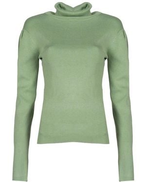Silvian Heach Truien & Vesten ,Groen ,Turtleneck