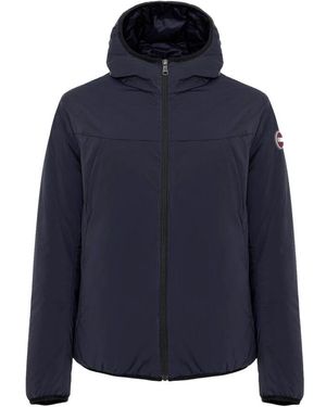 Colmar Stretch-kapuzenjacke aus funktionsstoff - Blau