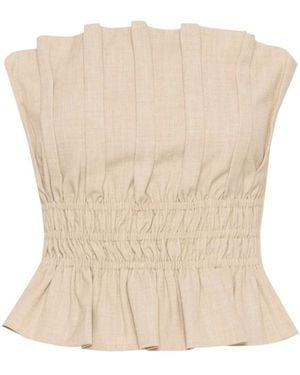 Gestuz Sleeveless Tops - Natural