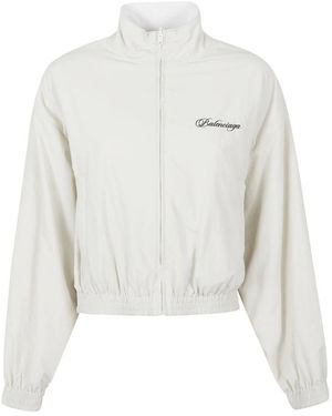 Balenciaga Bomber Jackets - White