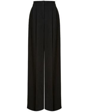 Alberta Ferretti Wide Trousers - Black