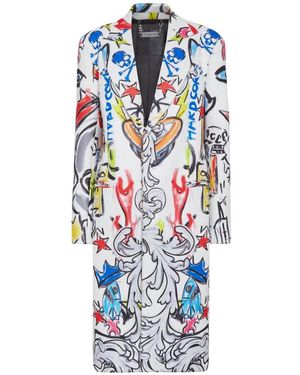 Philipp Plein Sobretodo y gabardina - Azul