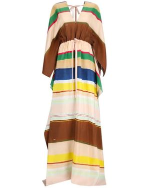Fendi Tuta Habutai Stripe - Metallic