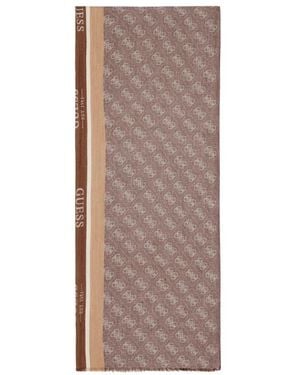 Guess Winter Scarves - Marrón