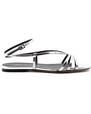 Julie Dee Flat Sandals - Grey