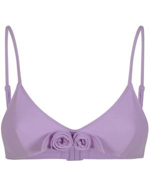 Coperni Flower Bikini Top - Lila