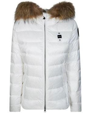 Blauer Jassen ,Wit ,Winterjassen - Grijs