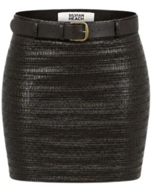 Silvian Heach Short Skirts - Black