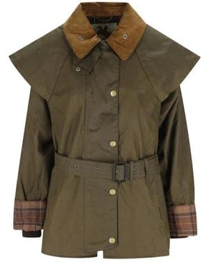 Barbour Jassen ,Groen ,Katoen Lwx Cape
