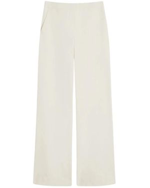 Max Mara Broeken ,Wide Broeken - Wit
