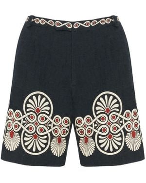La DoubleJ Korte Broeken ,Zwart ,Katoen Boyfriend Shorts
