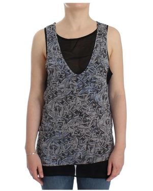 CoSTUME NATIONAL Sleeveless Tops - Grey