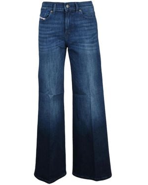 DIESEL Wide Jeans - Azul