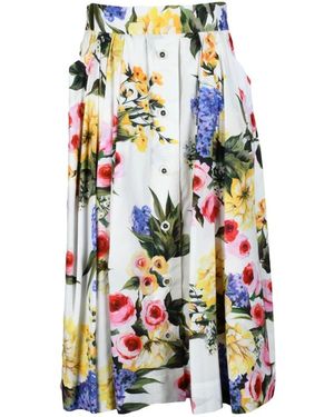 Dolce & Gabbana Midi Skirts - Blanco