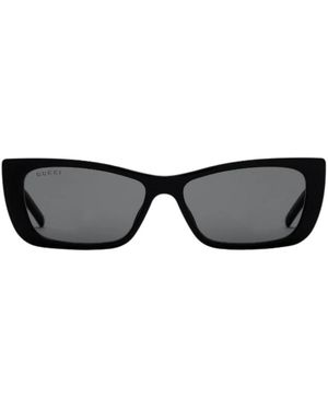 Gucci Accessoires ,Zwart ,Satijn Cat Eye Zonnebril