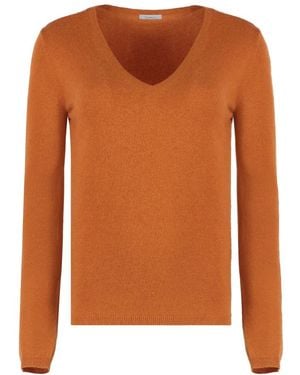 Malo Cashmere Knitwear - Orange
