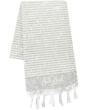 MC2 Saint Barth Accessoires ,Veelkleurig ,Katoen Foutas Strandlaken - Wit