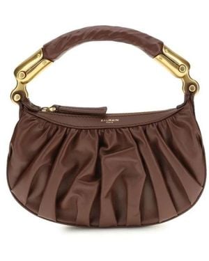 Balmain Anthem Schultertasche - Braun