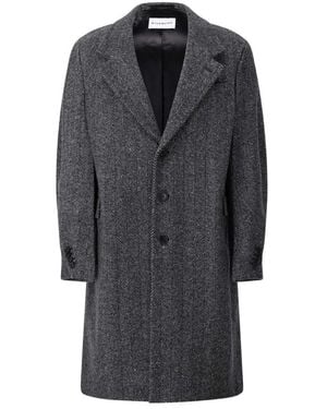 Givenchy Single-Breasted Coats - Gris
