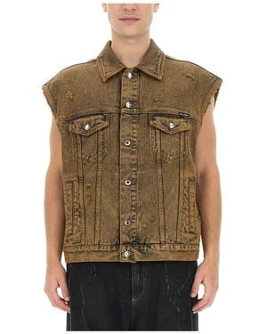 Dolce & Gabbana Denim Vest - Groen