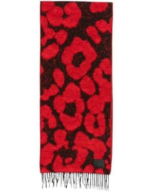 Paul Smith Accessoires ,Bruin Sjaals Bruin - Rood
