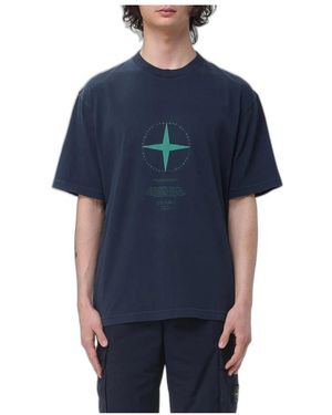 Stone Island T-Hemden - Blauw
