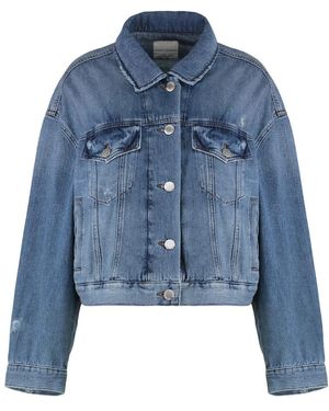 Pinko Garbone Denim Jacket - Blauw