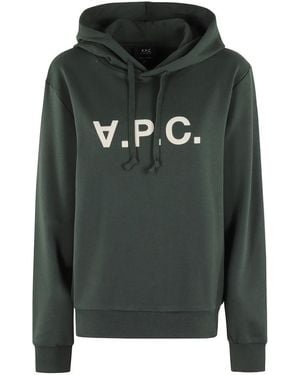 A.P.C. Hoodies - Green