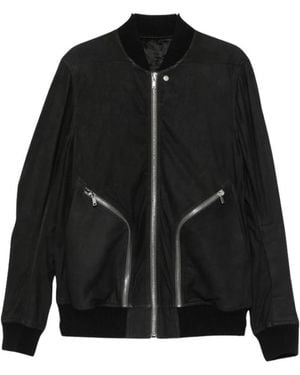 Rick Owens Bomber Jassen - Zwart