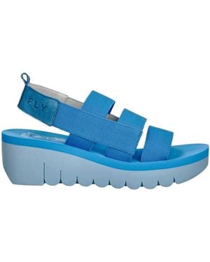 Fly London Wedges - Azul