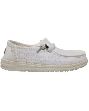 HEYDUDE Wendy Frayed Canvas - Grau