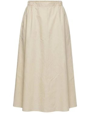 Notyz Midi Rok - Naturel