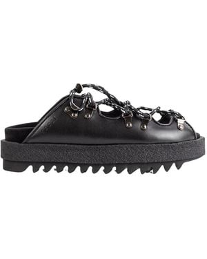 Sacai Treck Slides - Schwarz