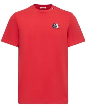 Moncler Tops ,Rood T-Shirts En Polo's Rood
