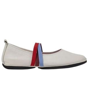 Camper Minimalistische Lederschuhe - Weiß
