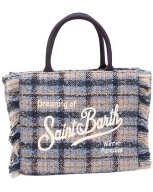 MC2 Saint Barth Colette Tweed Handtas - Blauw