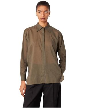 Officine Generale Shirts - Brown