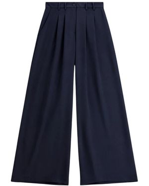 Please Broeken ,Blauw ,Pantaloni Poliammide